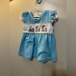 Blue Kids Casual Dress